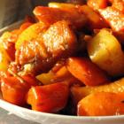 胡萝卜炒雉鸡肉