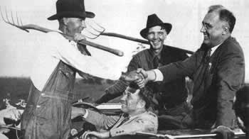 美国第32任总统罗斯福就职(1933-1945)(历史今天lsjt.org)